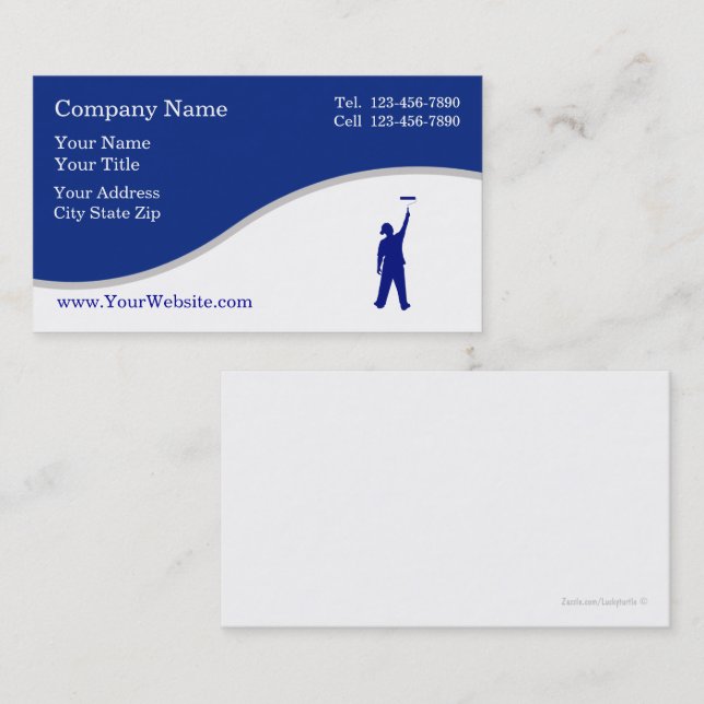 Tarjetas de presentación simple y simple (Anverso / Reverso)