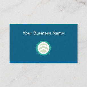 Tarjetas de presentación simples con logotipo de e