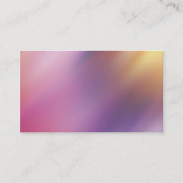 Tarjetas de presentación simples en blanco (Anverso)