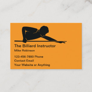 Tarjetas de Presentación Simples para Instructor d