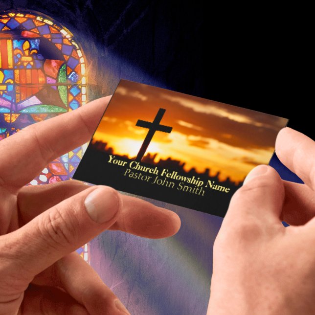 Tarjetas de presentación Sunset Cross2 Church Past (Subido por el creador)