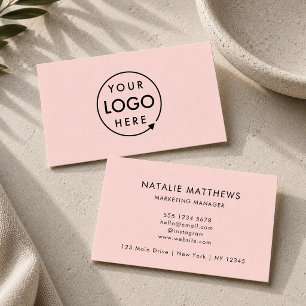 Tarjetas de Presentación Tarjeta con Logo Femeni