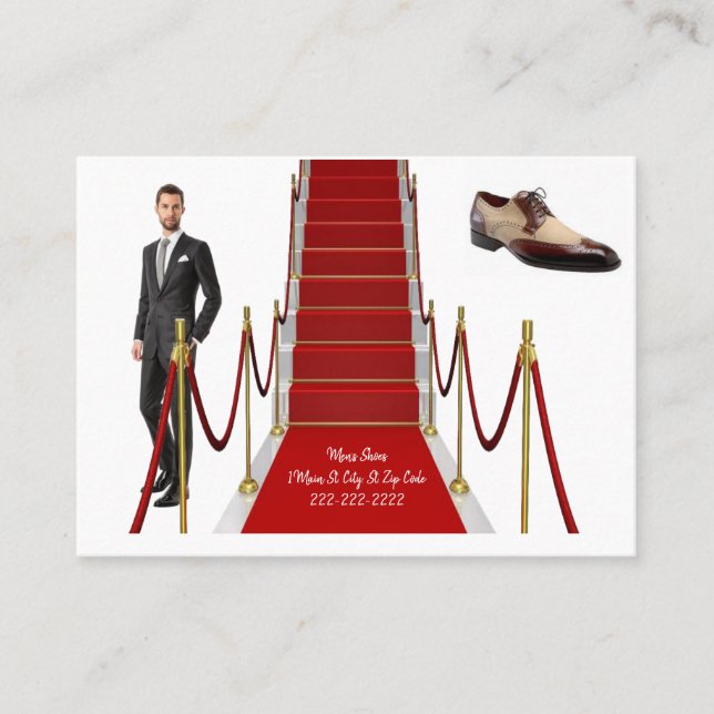 Tarjetas de presentación, tarjetas de presentación (Anverso)