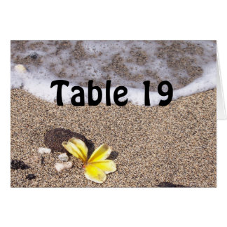 Tarjetas de presentación tropicales del cubierto