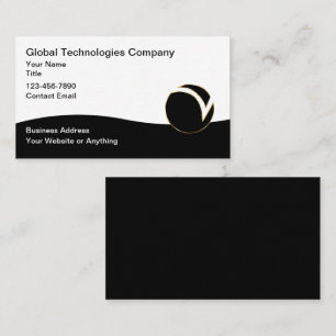 Tarjetas de presentación únicas con logotipo de te