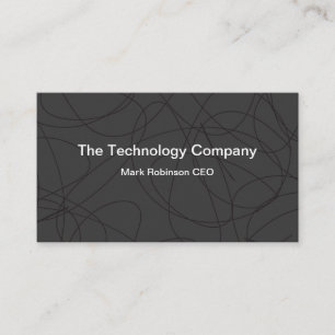 Tarjetas de presentación únicas de tecnología info