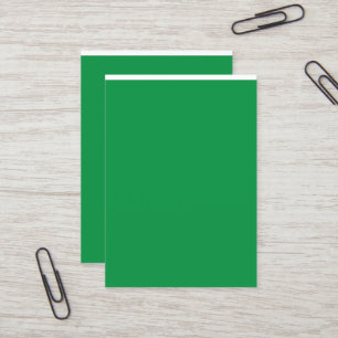 Tarjetas de Presentación Verdes   Modernas Minimal