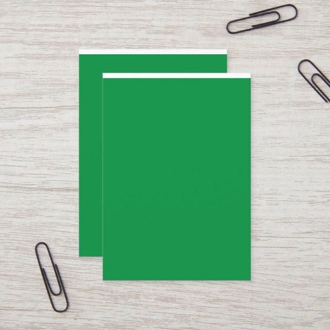 Tarjetas de Presentación Verdes | Modernas Minimal (Anverso/Reverso In Situ)