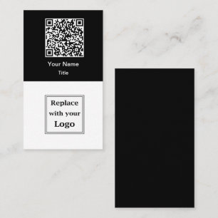Tarjetas De Presentación Verticales Con Código QR