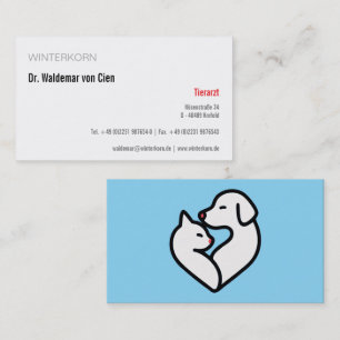 tarjetas de presentación veterinario