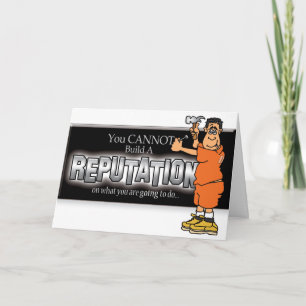Tarjetas de prisión - Construir reputación