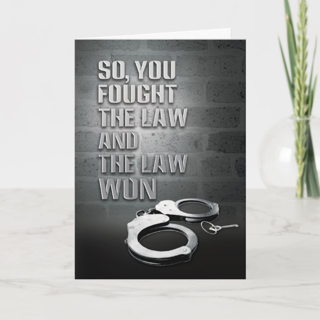 Tarjetas de prisión - Law Won (Anverso)