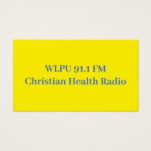 Tarjetas de promoción de WLPU 91.1 FM