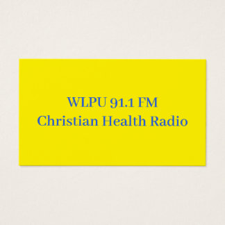 Tarjetas de promoción de WLPU 91.1 FM