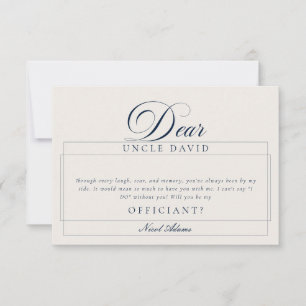 Tarjetas de propuesta de boda clásicas de marfil n