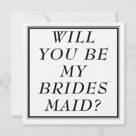 Tarjetas de propuesta de dama de honor - Partido d