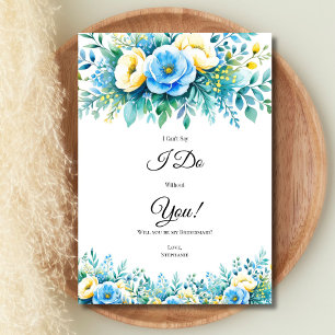 Tarjetas de propuesta de fiesta de boda floral ama