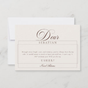 Tarjetas de propuesta de matrimonio clásicas de ma