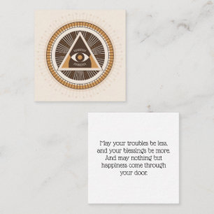 Tarjetas de protección del Ojo de la Providencia p