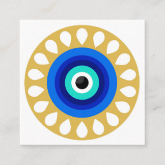 Tarjetas de protección Ojo de Turco Dorado para pa