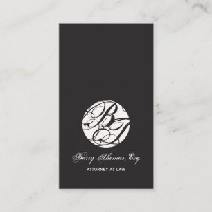 Tarjetas de próxima cita, monograma DIY color