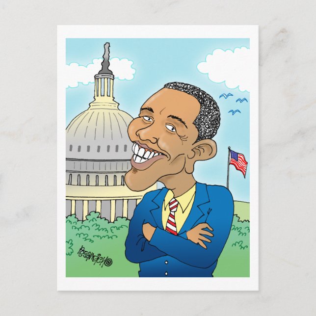 TARJETAS DE PUESTO DE OBAMA PERSONALIZADO (Anverso)