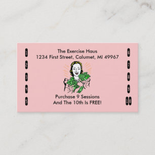 Tarjetas de puntería de negocios retro Cualquier t