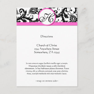 Tarjetas de rección: requiere 5 x 7 invitaciones d