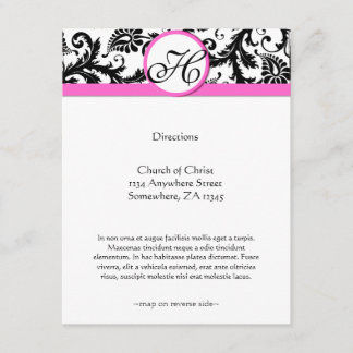 Tarjetas de rección: requiere 5 x 7 invitaciones d