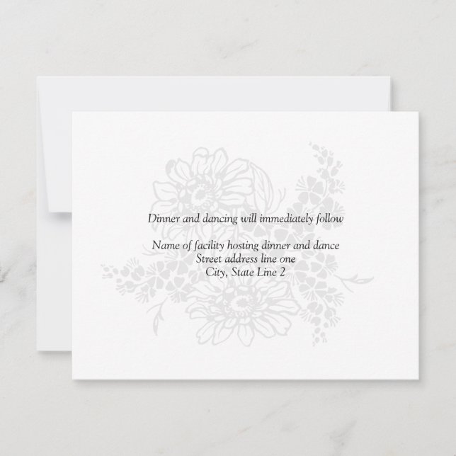 Tarjetas de recepción (Anverso)