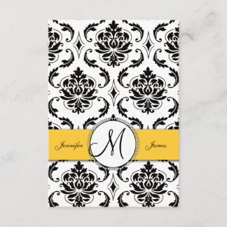Tarjetas de recepción de boda negras blancas damas