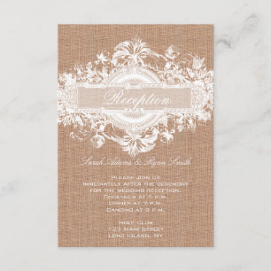 TARJETAS DE RECEPCIÓN DE BODAS FLORALES DE ARPILLE