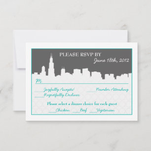 Tarjetas de recepción de respuesta para paisajes u