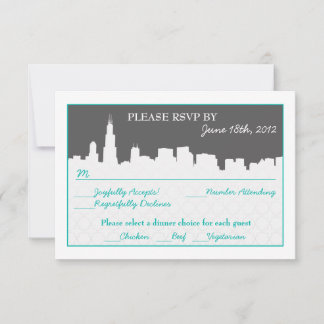 Tarjetas de recepción de respuesta para paisajes u