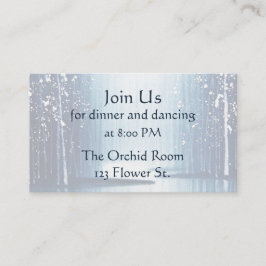 Tarjetas de recepción de Winter Egrets