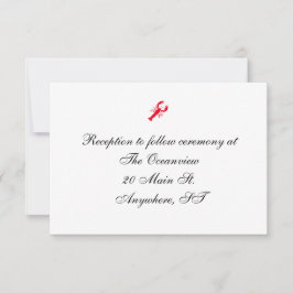 Tarjetas de recepción "Mar profundo"