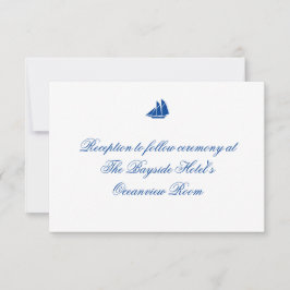 Tarjetas de recepción "On the Sea"