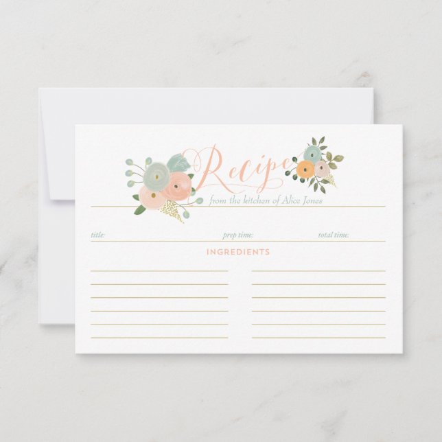 Tarjetas de receta (Anverso)