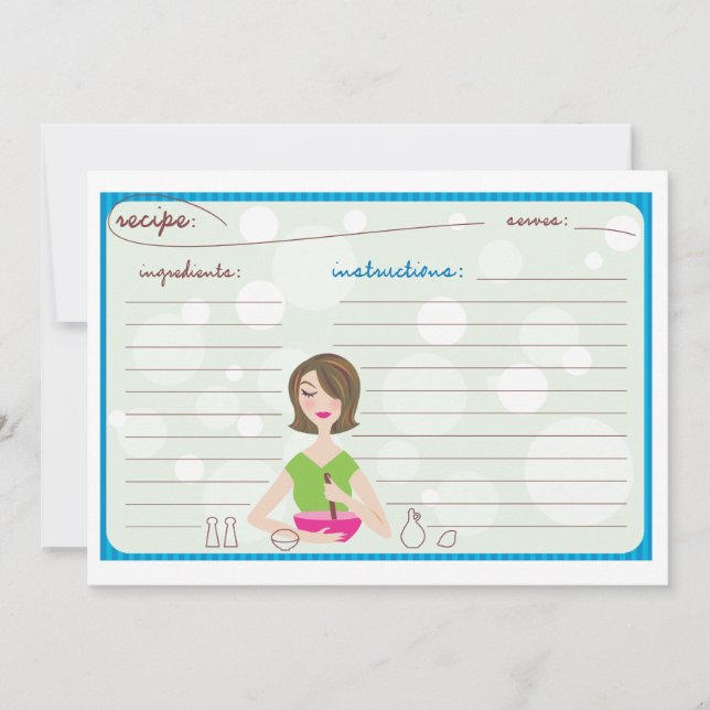 Tarjetas de receta (Anverso)
