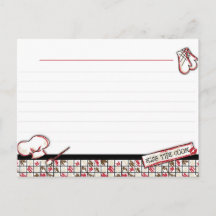 Tarjetas de receta. Besar al Coco