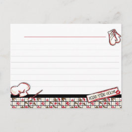 Tarjetas de receta. Besar al Coco