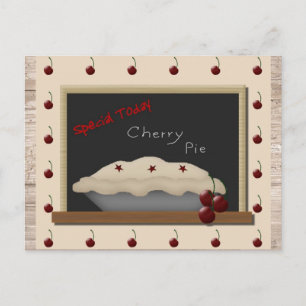 Tarjetas de receta de cerezo