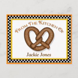 Tarjetas de receta de Pretzel