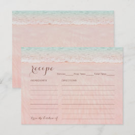 Tarjetas de Recetas de Desayuno de Boda en la Play