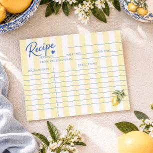 Tarjetas de Recetas de Despedida de Soltera La Dol