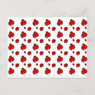 Tarjetas de Recetas de Fresa Roja