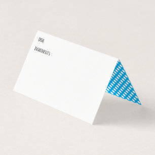 Tarjetas de recetas de la receta del Día del Polka