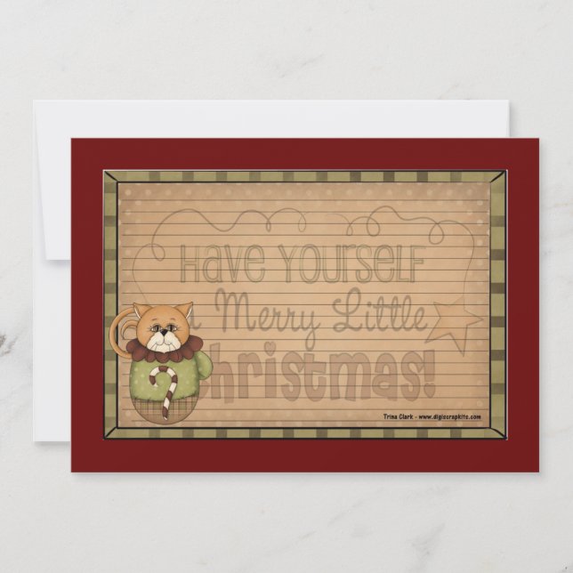 Tarjetas de recetas de vacaciones (Anverso)