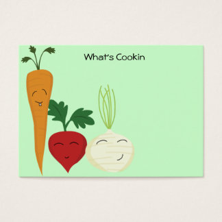 Tarjetas de recetas de Veggie Happy