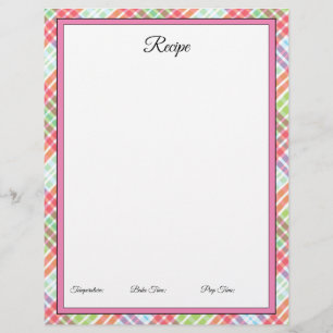 Tarjetas de recetas grandes